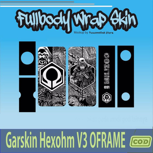 890.SKIN Sticker Garskin Hex ohm Oframe MILIZOO'.jpg