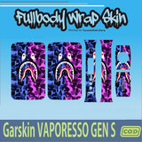 851.SKIN Sticker Garskin Vap oresso Gen S BAPE SHARK'