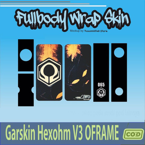 892.SKIN Sticker Garskin Hex ohm Oframe LUNAR BLACK'.jpg