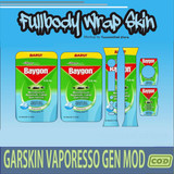 1017.Garskin Vaporesso Gen BAYGON GREEN'