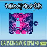 1076.Garskin Smok Rpm 40 MARBLE PINK BLU'