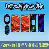 1093.Garskin IJoy Shogun JR 126W ORANGE MARBLE'