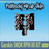 1109.Garskin Smok RPM 80 Kit SUPREME BLACK W'