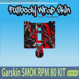 1110.Garskin Smok RPM 80 Kit ABSTRAK RED'