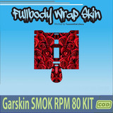 1105.Garskin Smok RPM 80 Kit RED ROSE'