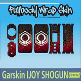 1089.Garskin IJoy Shogun JR 126W RED BLACK HEX'