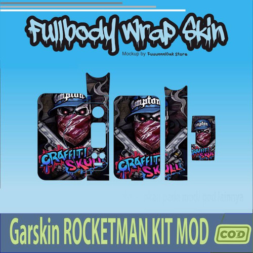 1155.Garskin Rocketman GRAFFITI SKULL'.jpg