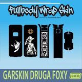 1206.COD Garskin Druga Foxy LUFFY BLACK'