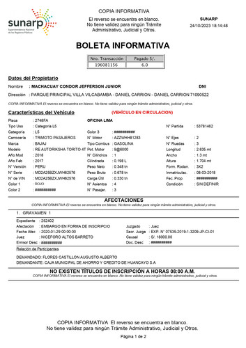 Enlinea sunarp gob pe servicio placa 2748FA.jpg