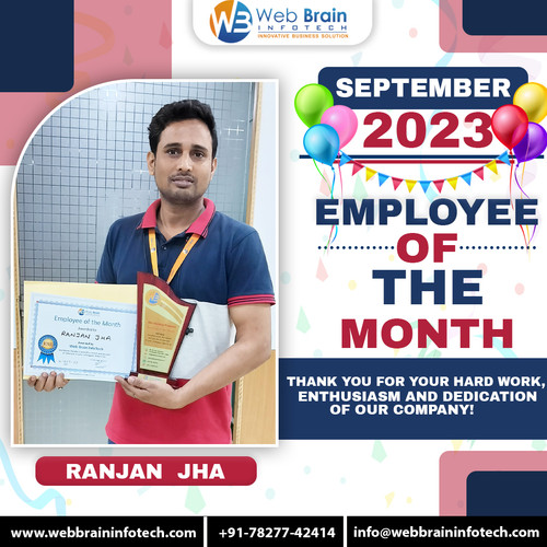 Employee Of The Month Ranjan Jha