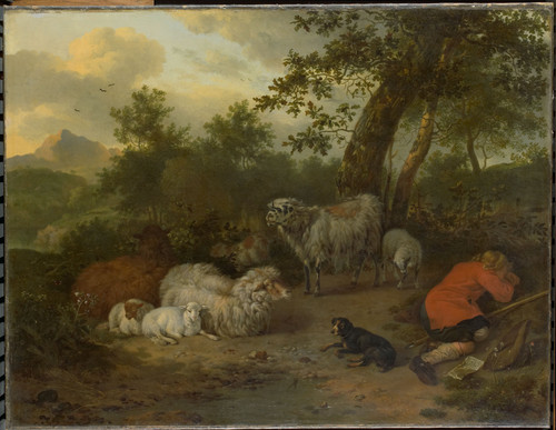 Meer, Jan van der II Спящий пастух, 1678, 65 cm х 83 cm, Холст, масло