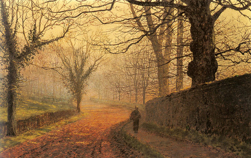 Grimshaw John Atkinson November Afternoon Stapleton Park