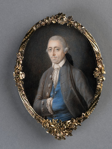 Maucourt, Antoine Портрет Johannes Wesenhagen (1743 1803), 1781, 10,1 cm x 7,3 cm, Миниатюра на слон