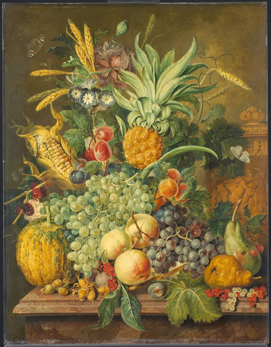 Linthorst, Jacobus Натюрморт с фруктами, 1808, 84 cm x 66 cm, Дерево, масло