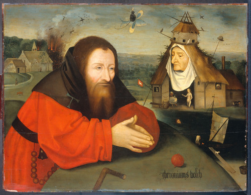 Bosch, Jheronimus (стиль) Искушение святого Антония Отшельника, 1550, 63 cm х 82 cm, Дерево, масло