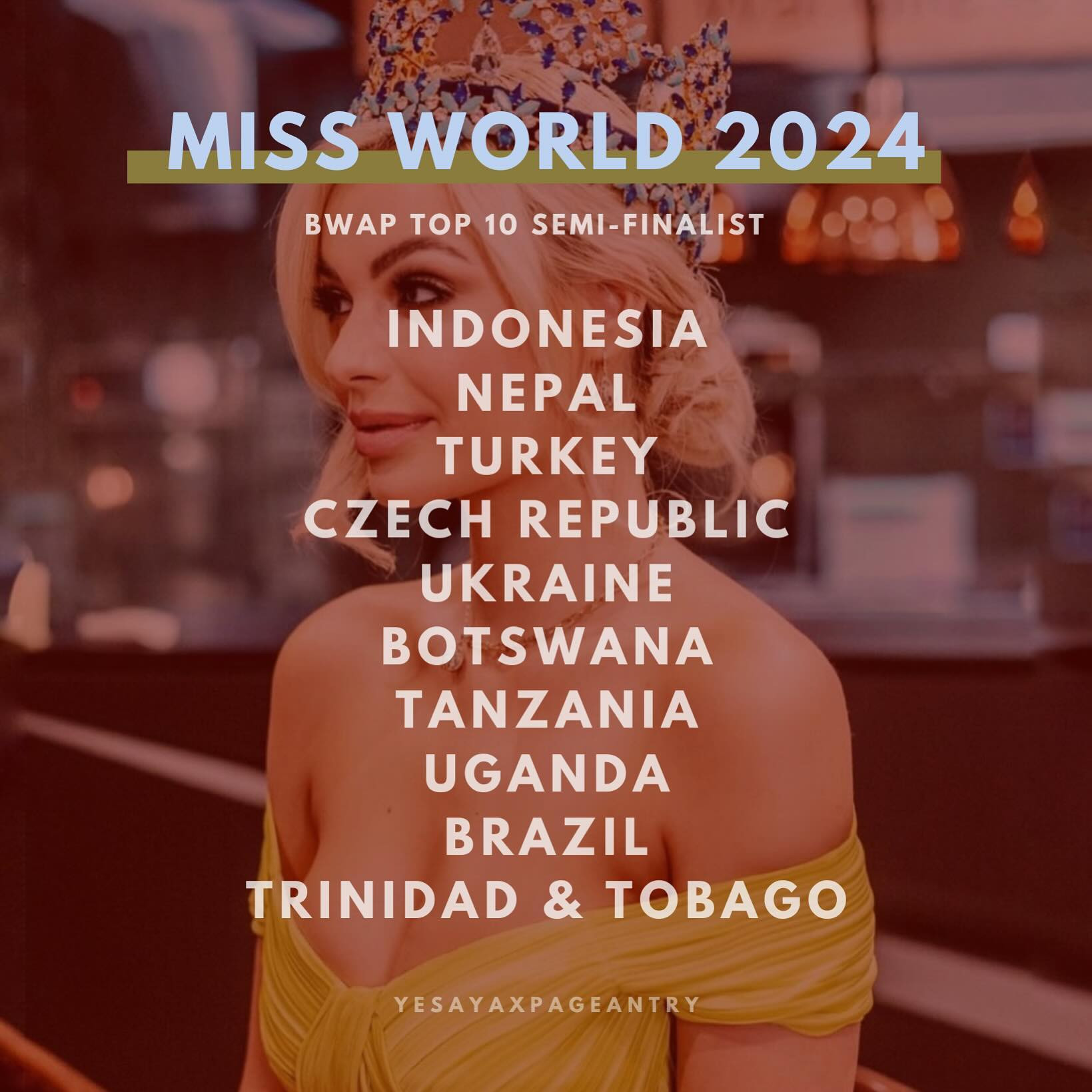 calendario de miss world 2023 (71st), fast tracks, head to head challenge, videos.  - Página 3 JMbHZy7