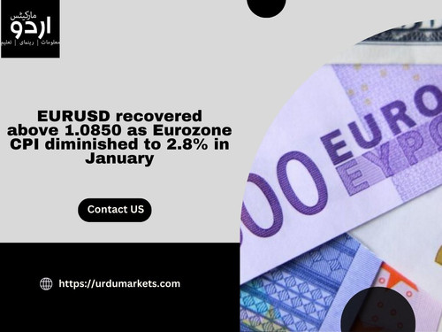 EURUSD recovered above 1.0850 as Eurozone CPI diminished to 2.8% in January.jpg