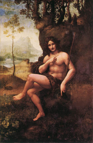 Leonardo da Vinci St John in the Wilderness (Bacchus)