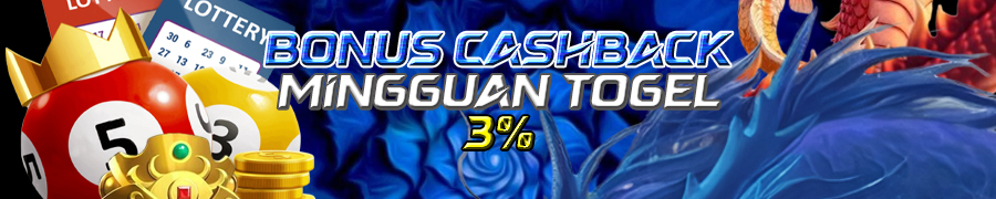 HONDA4D Bonus Cashback Mingguan 3% (khusus togel)