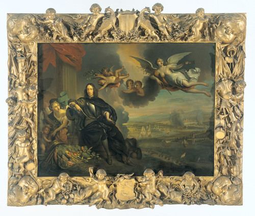 Baen, Jan de (копия) Прославление Cornelis de Witt на фоне Чатема (Chatham), 1700, 75,5 cm x 102 cm,