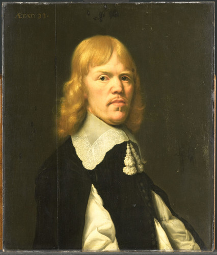 Attama, J. Портрет мужчины, 1655, 72,5 cm х 61 cm, Дерево, масло