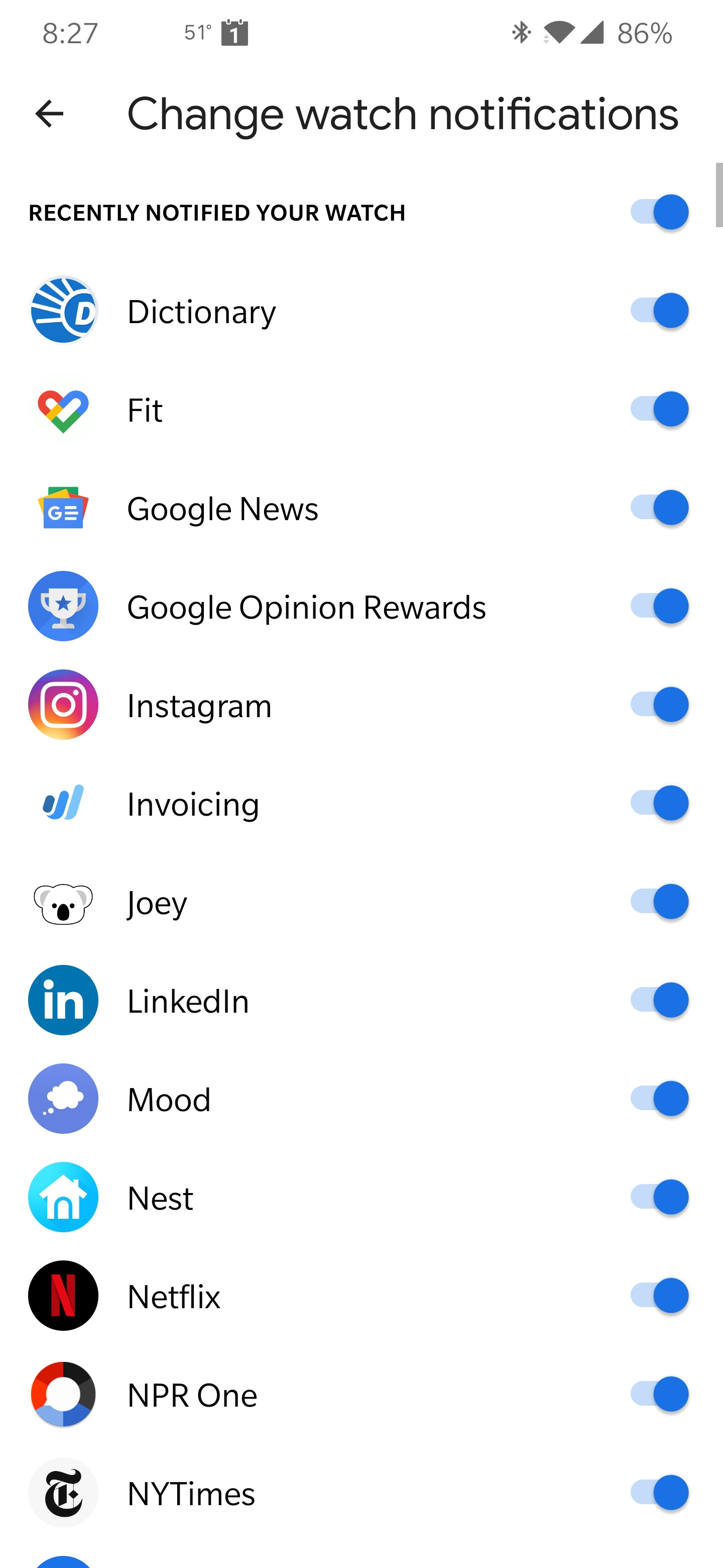 wear os notifications