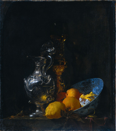 Kalf, Willem Натюрморт с серебряным кувшином, 1660, 73,8 cm x 65,2 cm, Холст, масло