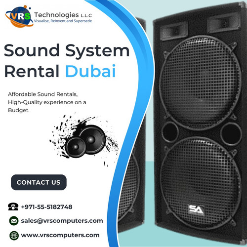Planning an event in Dubai and need top-notch sound equipment? Look no further than VRS Technologies LLC for high-quality Sound System Rental services. Our extensive inventory and professional support team guarantee a seamless audio experience, tailored to your event's needs. Contact us at +971-55-5182748 to explore our sound system rental options in Dubai.

Visit: https://www.vrscomputers.com/computer-rentals/sound-system-rental-in-dubai/