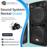 High Quality Sound System Rental Services for Events in Dubai