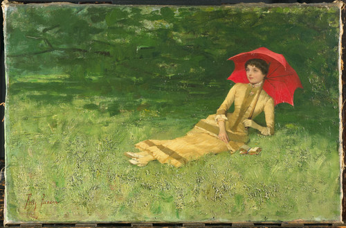 Jansen, Frits Летний полдень, 1890, 34,5 cm x 53 cm, Холст, масло
