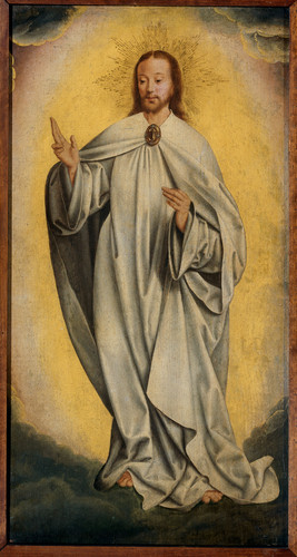 Joest van Calcar, Jan (стиль) Воскресение Христово, 1600, 69,6 cm х 37 cm, Дерево, масло