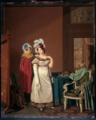Jonxis, Jan Lodewijk Туалет, 1850, 56,5 cm х 45,5 cm, Дерево, масло