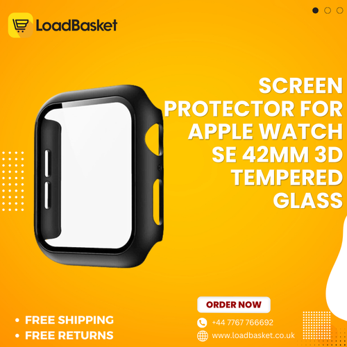 Screen Protector For Apple Watch SE 42mm 3D Tempered Glass.png