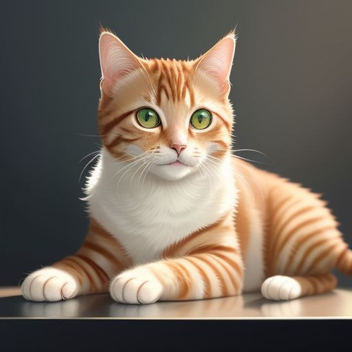 close up of a cat ginger tabby