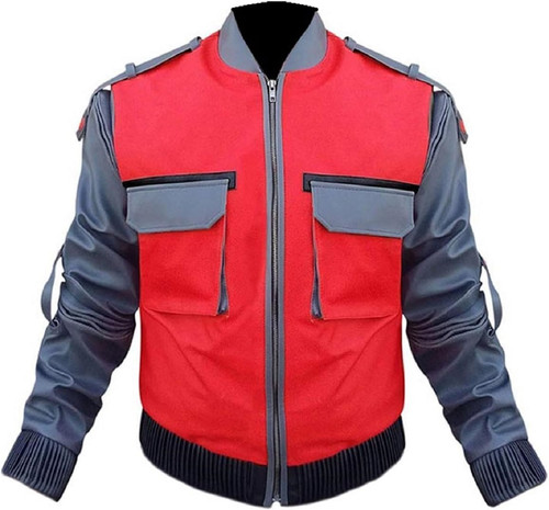 Marty Superhero Mcfly Faux Leather Jacket Costume Outwear 0.jpg