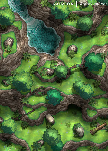 Social Forest No Cave Encounter Top Layer, Tree Top 25x35.jpg