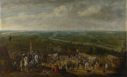 Hillegaert, Pauwels van Принц Фредерик Генри при осаде Хертогенбос в 1629 году, 1631, 108 cm x 176,5