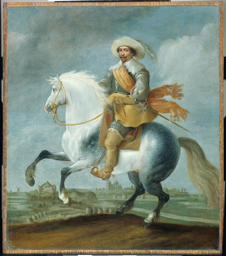 Hillegaert, Pauwels van Принц Фредерик Генри на лошади около крепости Хертогенбоса в 1629 г., 1635, 