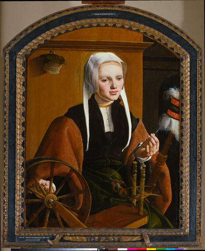 Heemskerck, Maarten van Портрет женщины, ранее идентифицированной, как Anna Codde, 1529, 84,5 cm x 6