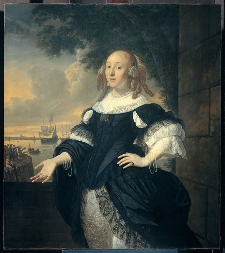 Helst, Bartholomeus van der Geertruida den Dubbelde (1647 84). Жена Aert van Nes, 1668, 139 cm х 125