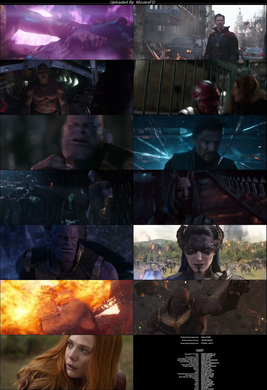Download Avengers: Infinity War (2018) BluRay [Hindi + Tamil + Telugu + English] ESub 480p 720p 1080p