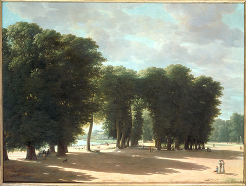 Kleijn, Pieter Rudolph Вход в парк Сен Клу в Париже, 1809, 100 cm х 130 cm, Холст, масло