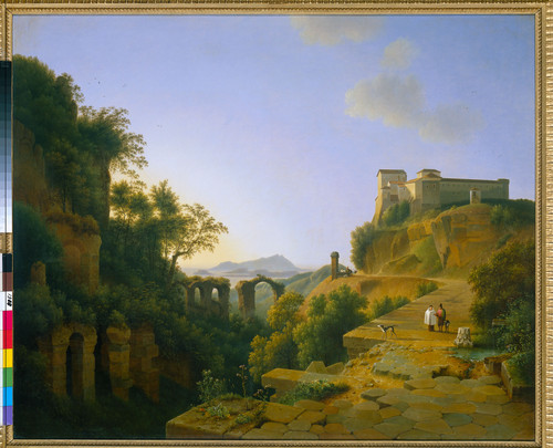 Knip, Josephus Augustus Неаполитанский залив на острове Искья, 1818, 90 cm х 109 cm, Холст, масло