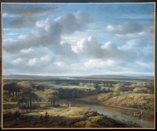 Koninck, Philips Речной пейзаж, 1676, 92,5 cm x 112 cm, Холст, масло