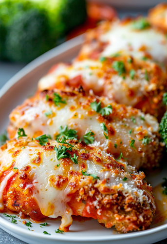 dterox A closeup of an Italian chicken parmesan with lots of 3f591516 b08f 4ff7 8724 7c450558a64b 3.png