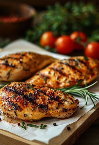 dterox Closeup of grilled chicken on white paper with fresh h 4a3a2517 91e9 49c8 aa42 eae85306d8cd 3.png