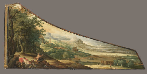 Momper, Joos de II (стиль) Смерть Эвридики, 1675, 81 cm х 171 cm, Дерево, масло