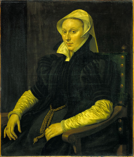 Moro, Antonio Anne Fernely. Жена Sir Thomas Gresham, 1565, 88 cm х 75,5 cm, Холст, масло
