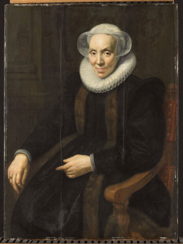 Moreelse, Paulus Maria van Utrecht (ок.1552 1629). Жена Johan van Oldenbarneveldt, 1615, 109 cm х 80
