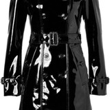 Women PVC Leather Shiny Light Weighted Raincoat Different Colour's Stylish Trench Coat 0 (1)